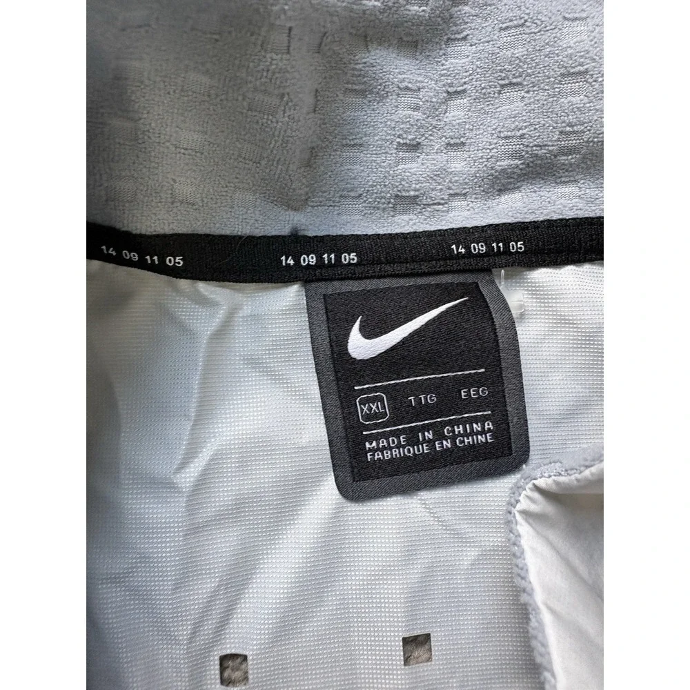 Nike Aeroloft Tech Pack Men's XXL 2XL Gray / White Running Vest Goose Down
